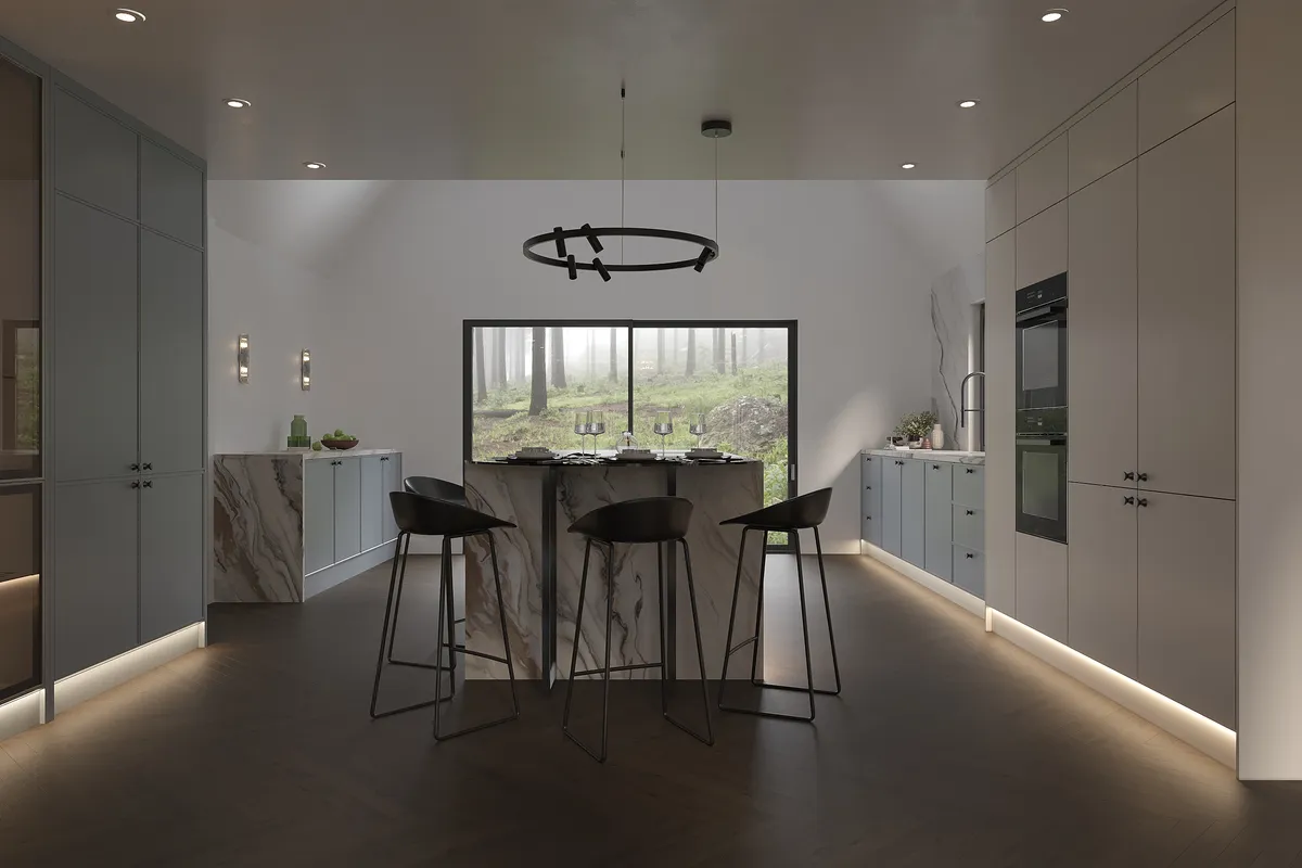 Pale Sonata interior, 3D visualisation