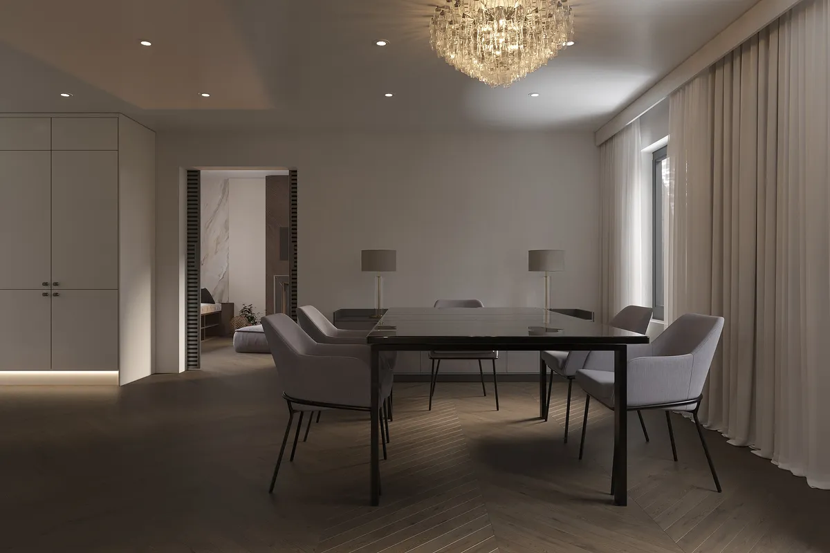 Pale Sonata interior, 3D visualisation