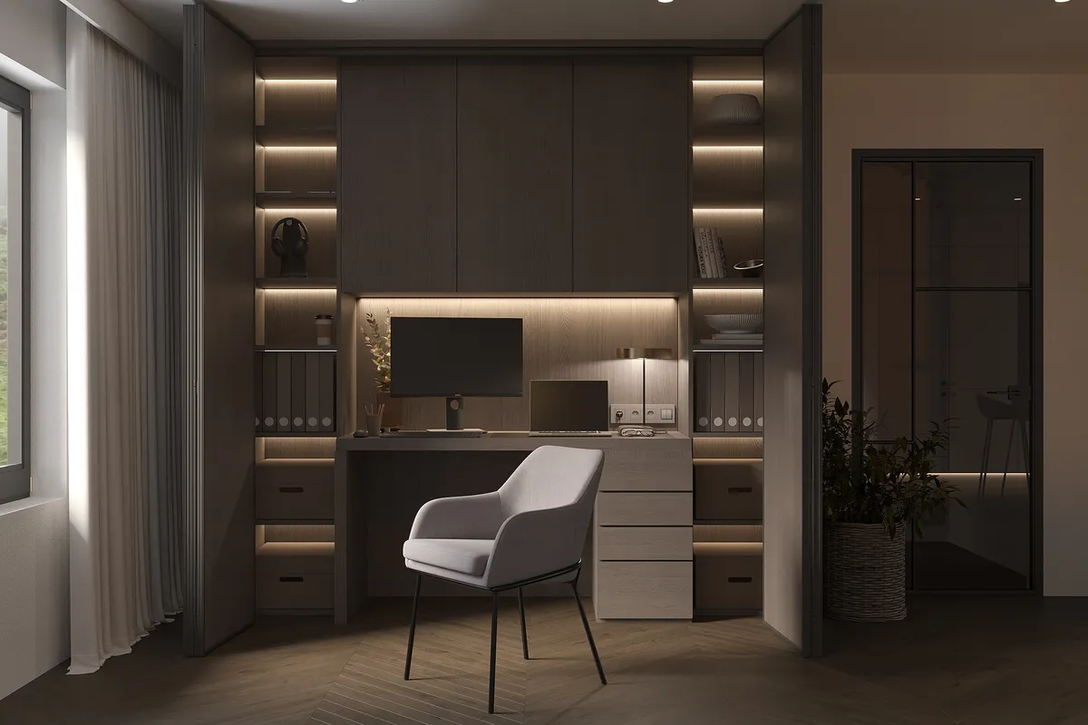 Pale Sonata interior, 3D visualisation