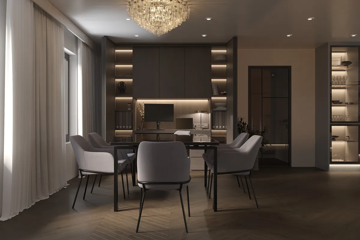Pale Sonata interior, 3D visualisation