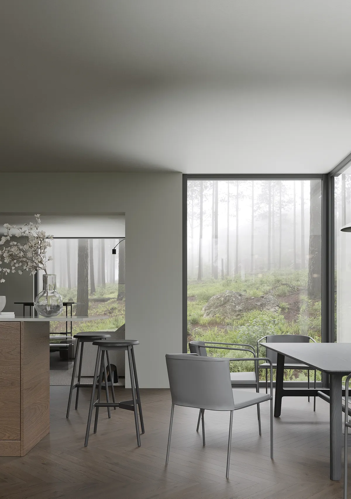 Soft Horizon interior, 3D visualisation