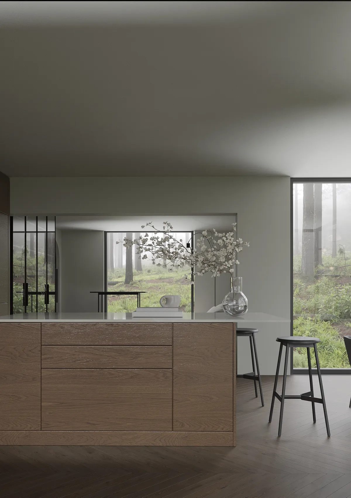 Soft Horizon interior, 3D visualisation