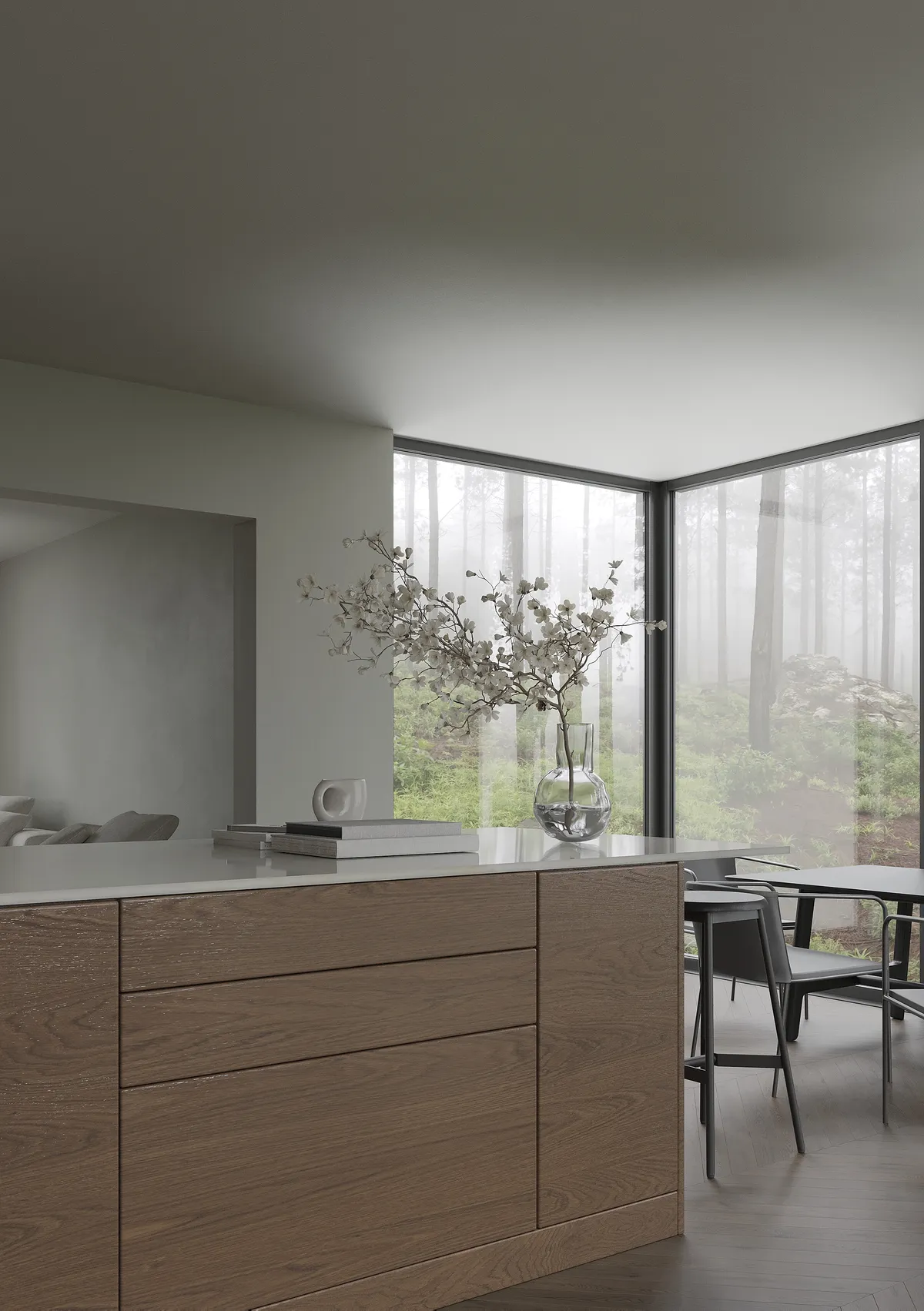 Soft Horizon interior, 3D visualisation