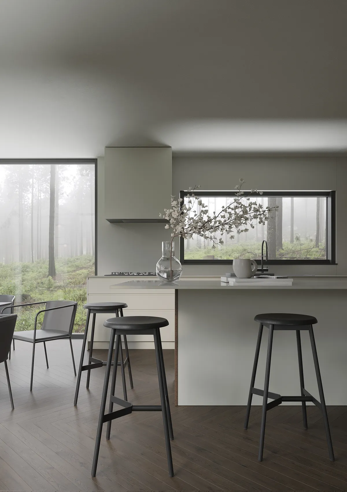 Soft Horizon interior, 3D visualisation