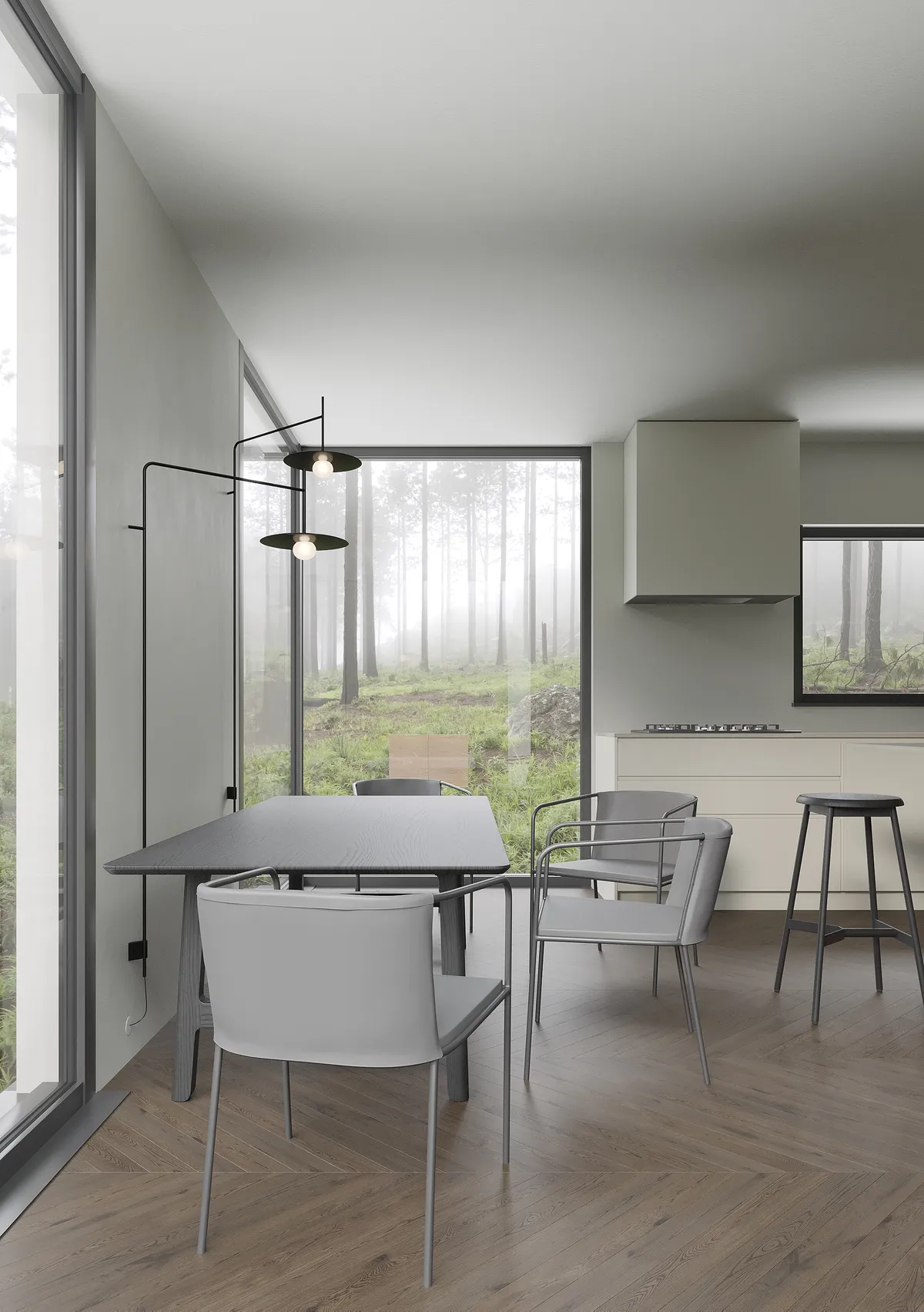 Soft Horizon interior, 3D visualisation