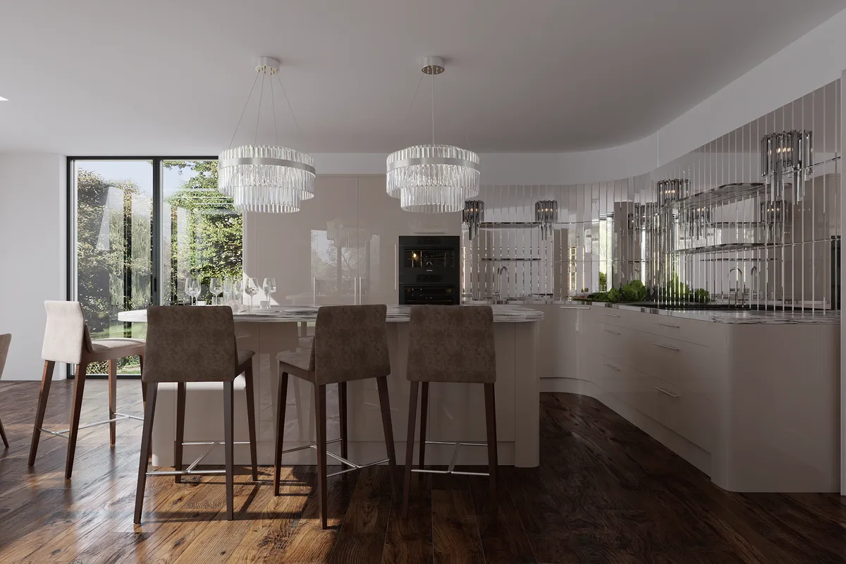 Soft Radiance interior, 3D visualisation