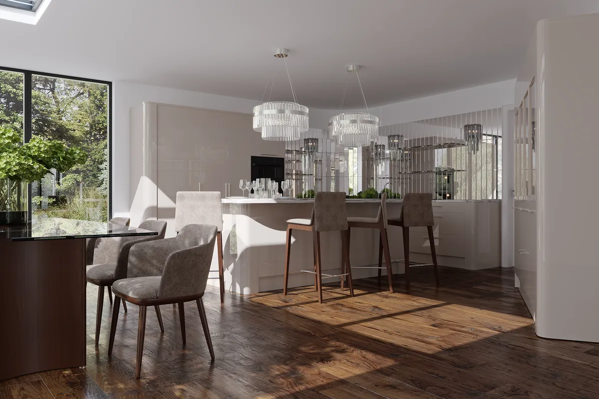 Soft Radiance interior, 3D visualisation