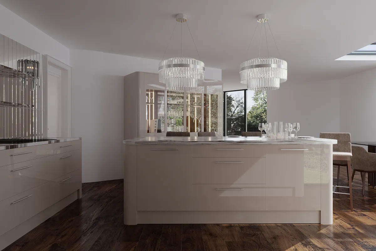 Soft Radiance interior, 3D visualisation