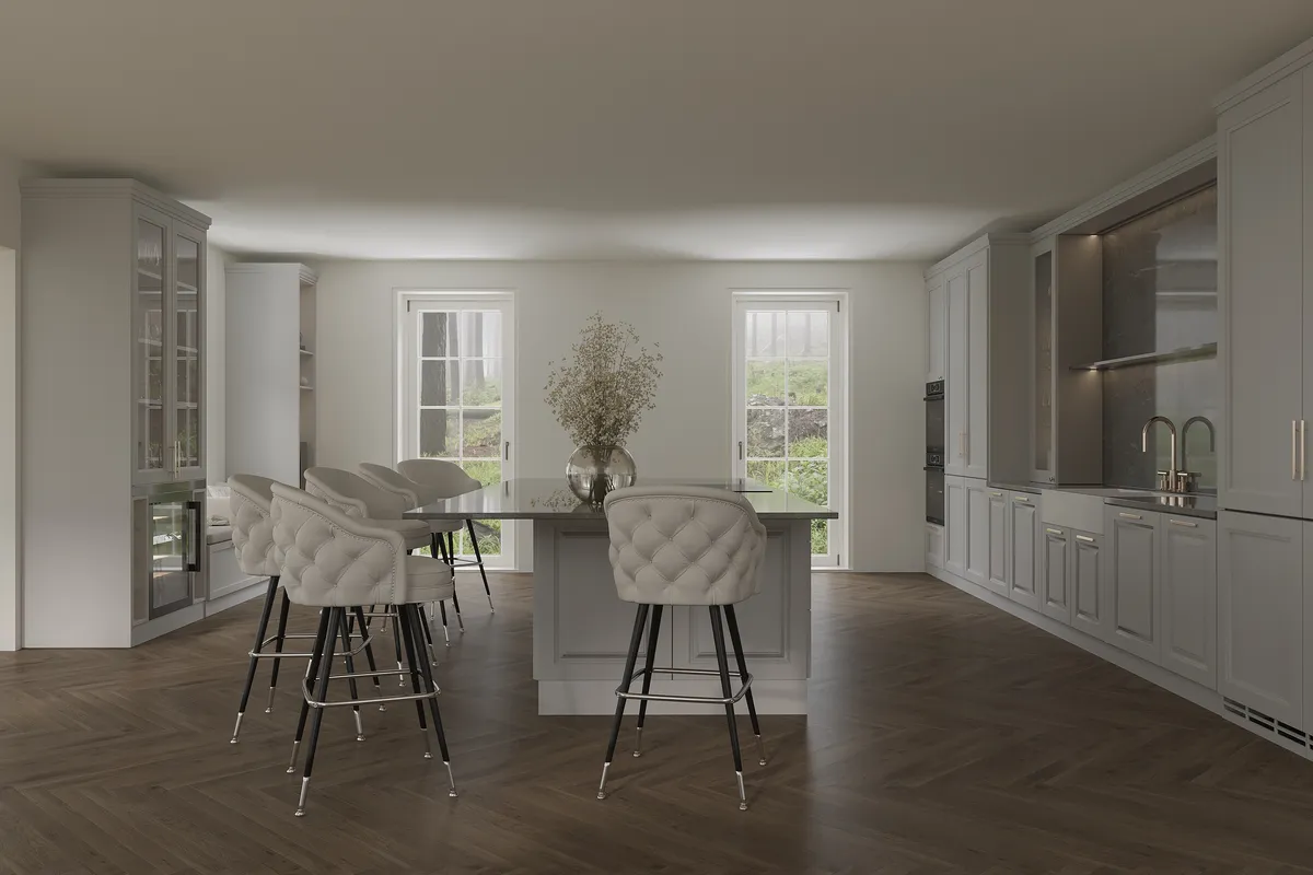 The Light Garden interior, 3D visualisation