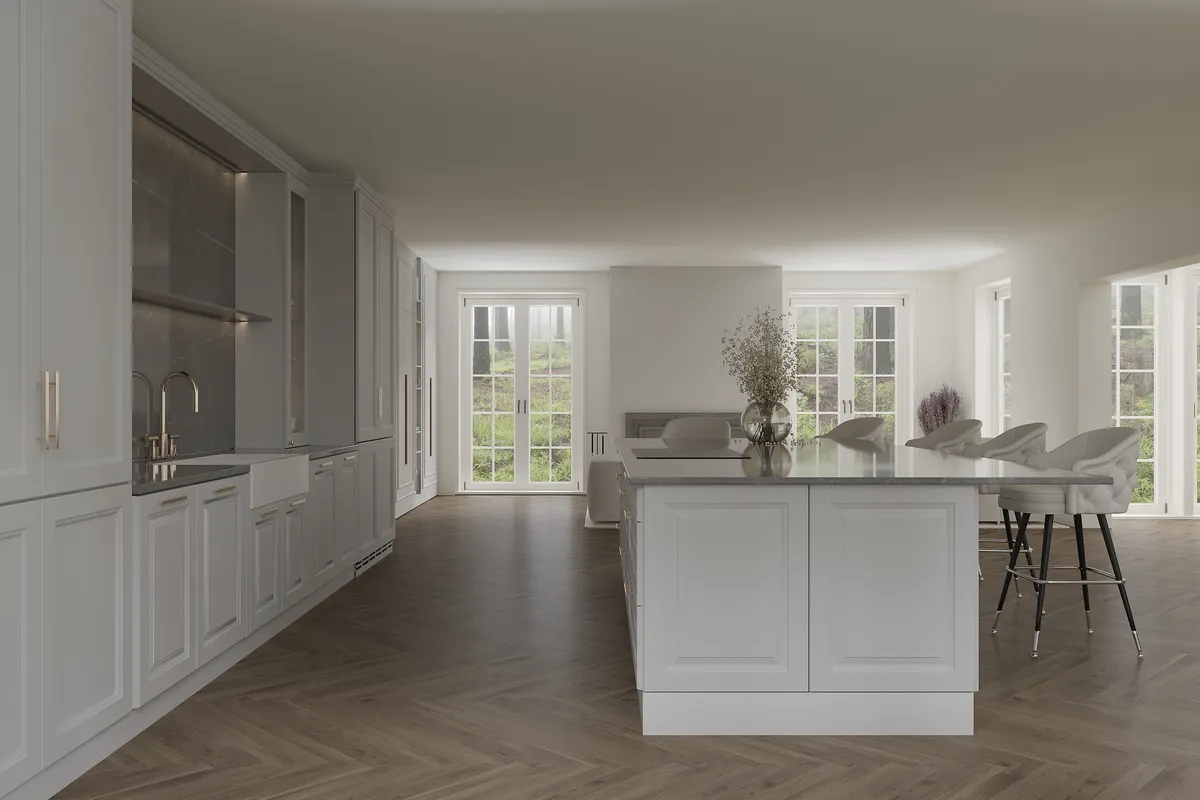 The Light Garden interior, 3D visualisation