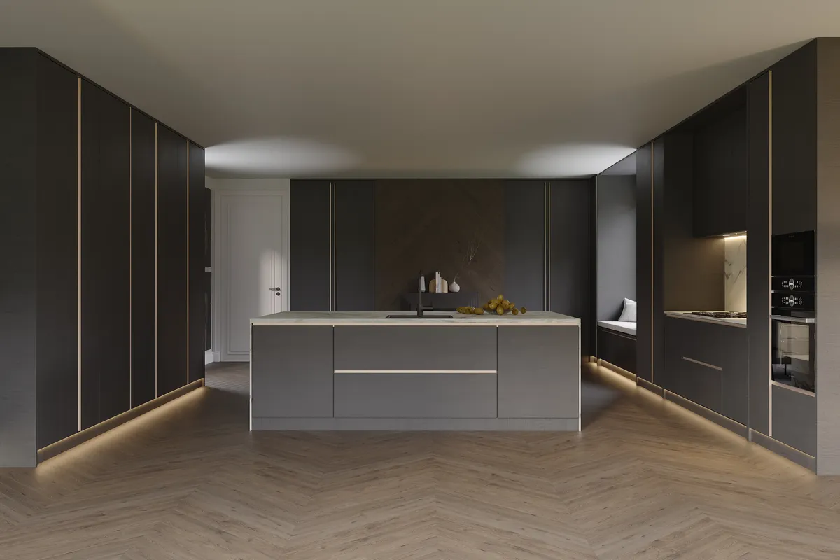 The Quiet Clearing interior, 3D visualisation