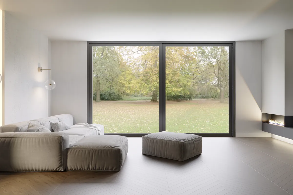 The Quiet Clearing interior, 3D visualisation