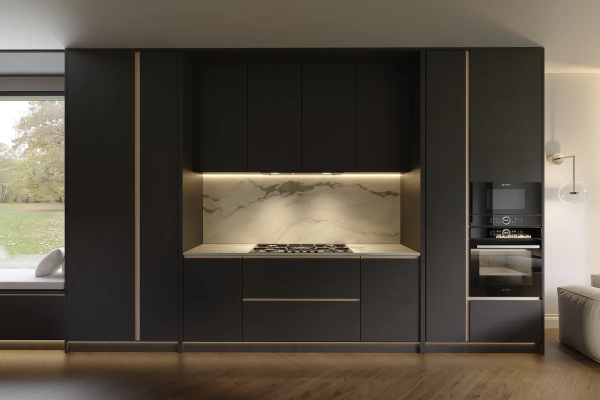 The Quiet Clearing interior, 3D visualisation